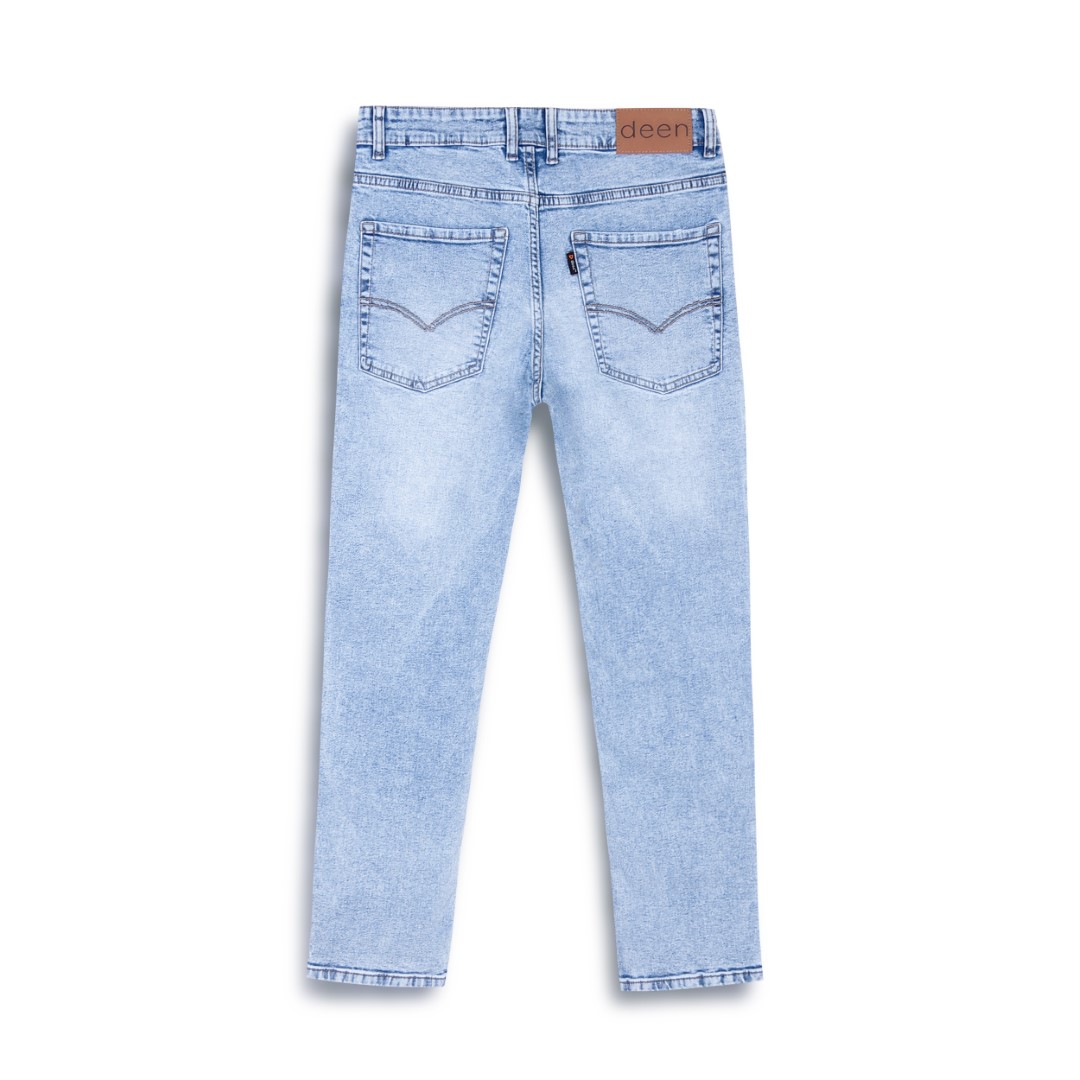 Light Blue Acid Washed Jeans 55 – Regular Fit